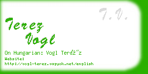 terez vogl business card